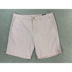Bonobos Cotton Flat Front Casual‎ Shorts (Men's 40) Pink - 9"